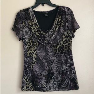 Animal Print Blouse